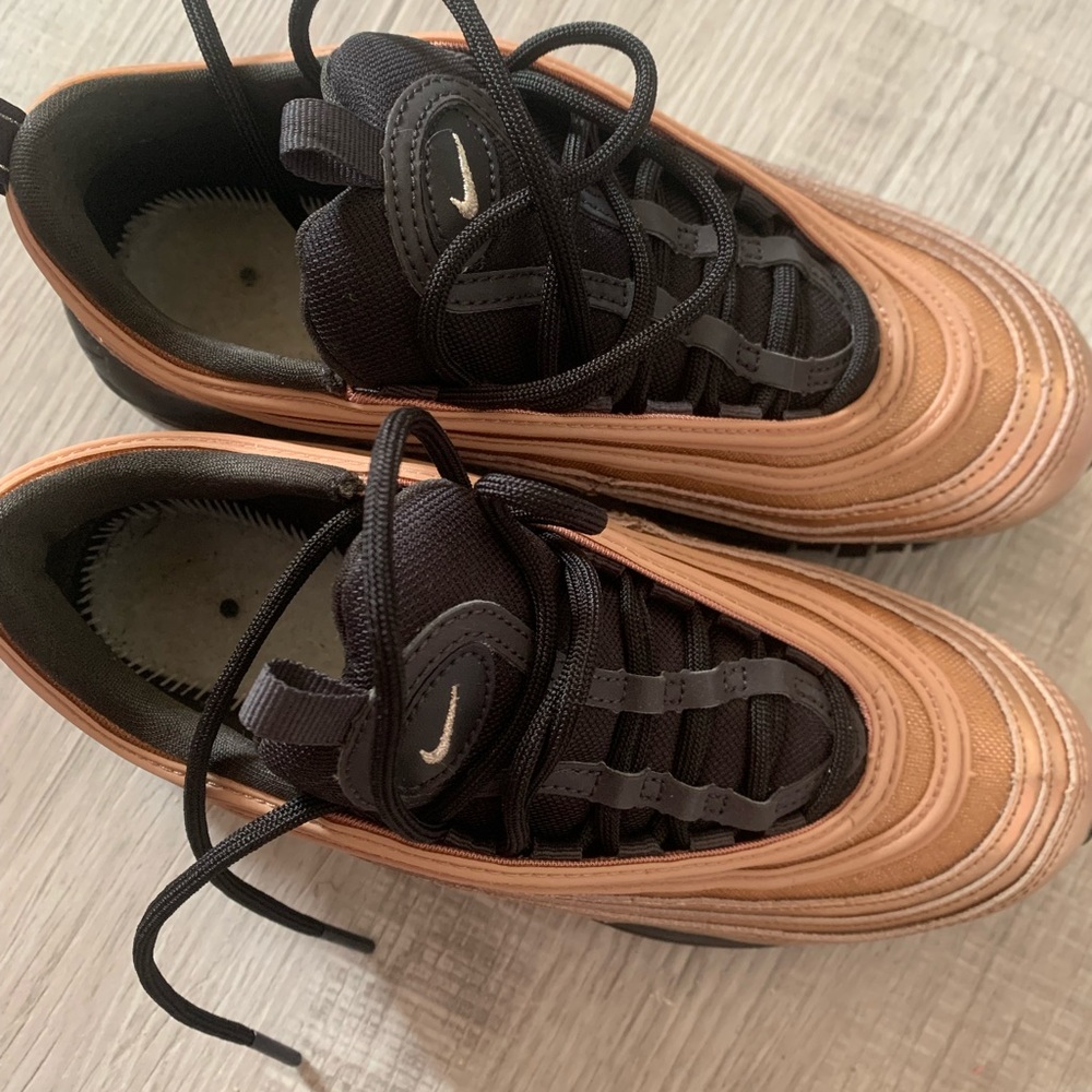 Rose Gold/Black Air Maxes